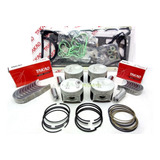 Kit Motor Pistão Anéis Bronzinas Juntas 1 0 Zetec Gas Ka