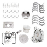 Kit Motor Pistão Anéis Bronzinas Juntas Honda 1 7 16v Civic