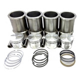 Kit Motor Pistão Anéis E Camisas Ford 1 0 8v Cht Escort