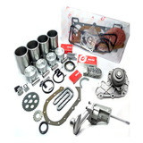 Kit Motor Pistão Anel Camisa Bronzinas Juntas Bombas Vw Gasolina Gol 1 6 Cht