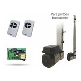 Kit Motor Portão Basculante Calha 1 50 Mts Agl 1 4hp Agl Cor Aluminio Frequência 433 Tamanho Da Engrenagem Z18 220v