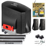 Kit Motor Portao Eletronico 1 4hp 400kg 2 Contr 3 5m Crem