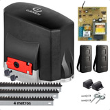 Kit Motor Portao Eletronico 1 4hp 400kg 2 Contr 4m Crem