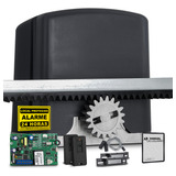 Kit Motor Portão Eletrônico 3 5m Deslizante Ppa 1 4hp Rápido Cor Cinza Frequência 60hz Tamanho Da Engrenagem Z18 220v