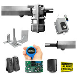 Kit Motor Portão Pivo 1 4 Super Ppa 1 Folha 3 Suportes Trava