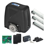 Kit Motor Portão Rossi Dz Atto Turbo 3 Metros Cremalheira