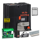 Kit Motor Ppa Dz Industrial Eurus 2000 7m Crem 8 Control Z12 Cor Cinza Frequência 433 220v