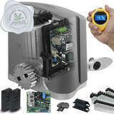 Kit Motor Ppa Dz Rio Jetflex 4m Crem 2 Control Portão 500kg