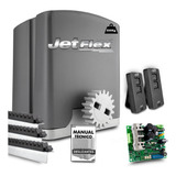 Kit Motor Ppa Dz Rio Turbo Jet Flex 3m Crem Portão 500kg 3s