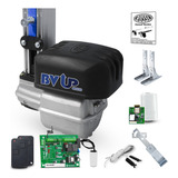 Kit Motor Rossi Wifi Bv Turbo 1 4hp Alum Portão 300kg 2 Sup Cor Preto Frequência 433mhz 220v