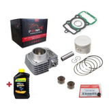Kit Motor Titan 150 Completo Jg Junta Oleo Ret Válvula