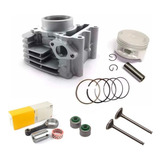 Kit Motor Yamaha Crypton 115 Pistao Biela Valvulas Retentor