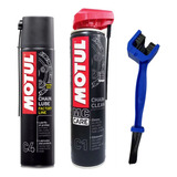 Kit Motul C1 C4 Escova Para Limpeza De Corrente Moto
