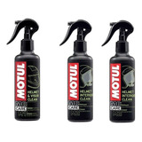 Kit Motul Limpeza Interna Externa Capacete Viseira M1 M2