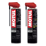 Kit Motul Mc Care C1 Chain Clean 400 Ml C4 Factory Line