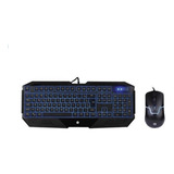 Kit Mouse E Teclado Gamer Usb Mouse Led Rgb Gk1100
