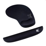 Kit Mousepad Apoio De Punho P Teclado Em Gel E Ergonômico