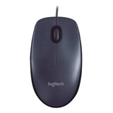 Kit Mouses Logitech M90 Usb Preto (7 Peças)