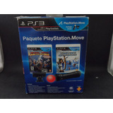 Kit Move Bundle Ps3 1 Controle Move Câmera Ps Eye 2 Jogos