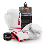 Kit Muay Thai Boxe Luva Bandagem Protetor Bucal Feminino