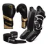 Kit Muay Thai Pretorian Elite Dourado C/ Caneleira Bandagem