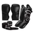 Kit Muay Thai Pretorian Elite Preto C/ Caneleira Bandagem