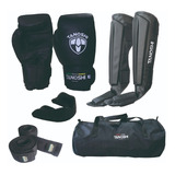 Kit Muaythai Luva Boxe Caneleira