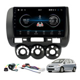 Kit Multimidia 9 Polegadas Android Honda Fit 2004 A 2008