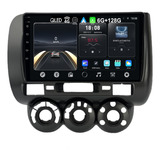 Kit Multimidia 9 Polegadas Android Honda Fit 2004 A 2008