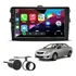 Kit Multimidia Corolla 09 / 14 Carplay 9 Pol Bt Usb Fm 908br