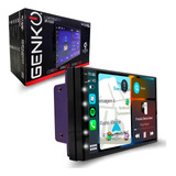 Kit Multimídia Genko Carplay Android Auto Sem Fio Gps 7p
