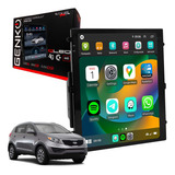 Kit Multimidia Tesla Android Gps Carplay Sem Fio Avisa Radar Cor Sportage 2011 2012 2013 2014 2015