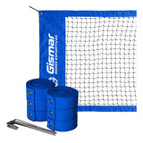 Kit Multisport Gismar Pro   Rede E Fita De Marcação Azul