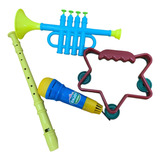 Kit Musical A Bandinha C 3 Instrumentos Educativo Infantil