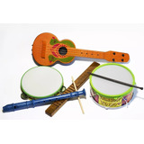 Kit Musical A Bandinha C 5 Instrumentos Educativo Infantil