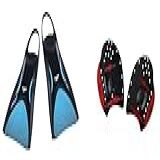 Kit Natação Speedo Nadadeira Power Fin Palmar Power Paddle Nadadeira G 40 42 Palmar G Alta Intensidade 