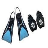 Kit Natação Speedo Nadadeira Power Fin Pé De Pato Palmar Acqua Nadadeira M 37 39 BR 