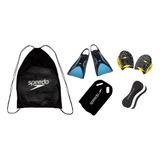 Kit Natação Speedo Sacola Nad Power Palmar Prancha Flutuador