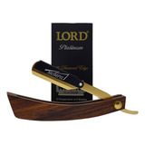 Kit Navalhete Navalha Profissional Cabo Madeira 50 Lâminas