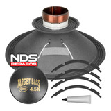 Kit Nds Reparos Alto Falante Target Bass 4 5 K Eros 18 Pol 