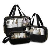 Kit Necessaire Frasqueira Bolsa Mão Organizador Mala Viagem