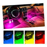 Kit Neon Rgb Interior Carro Tuning Automotivo Luz Led