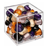 Kit Nespresso Cubo Acrílico Original 20 Cápsulas Variadas
