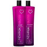 Kit New Fox Gloss Escova Progressiva 2x1000ml Brinde