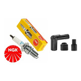 Kit Ngk Vela E Cachimbo 2 Peças Honda Cbx Strada Nx Xr 200