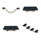 Kit Nicho Para Gatos Ponte Prateleira Escadinha Mdf