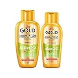 Kit Niely Gold Shampoo Condicionador Hidratação Milagrosa Água De Coco Babosa Niely 450ml