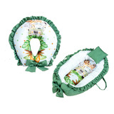 Kit Ninho almofada Amamentação Safari Verde Musgo Sublimado