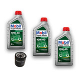 Kit Ninja 300 Kawasaki Óleo Mobil 10w40 Filtro Óleo Mahle
