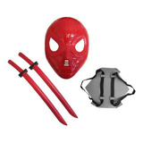Kit Ninja Combate 4 Peças Le Plastic Herois Brinquedo